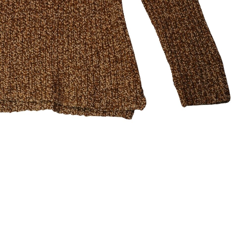 Lauren Ralph Lauren Sweater Womens XL Brown Marled Knit Boat Neck Pullover Boho - Picture 4 of 11